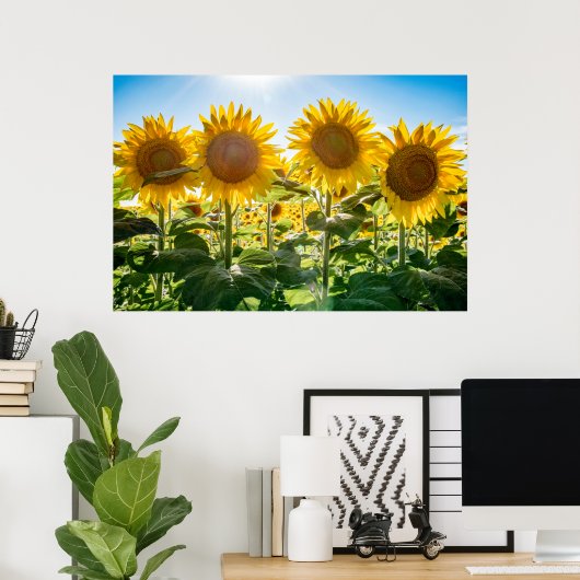 Poster mural 36x24 (Bureau à domicile)