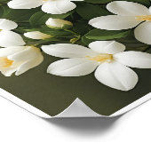 Poster mural Beau Jasmine Flower Décor (Coin)