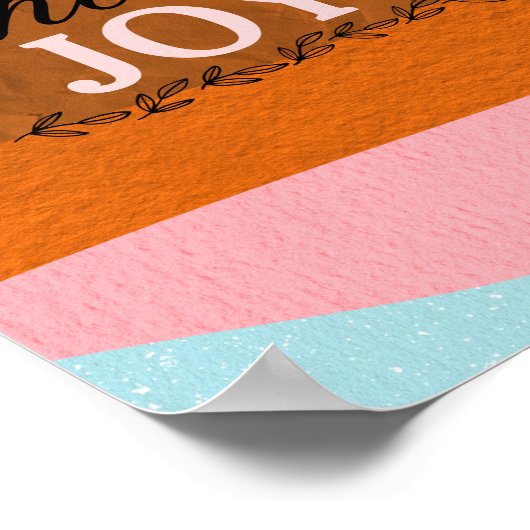 Poster mural Boho Inspirational et Positif (Coin)