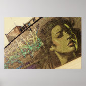 Poster mural Brooklyn Graffitti (Devant)