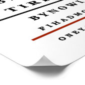 Poster mural de l'OEuvre amusante (Coin)