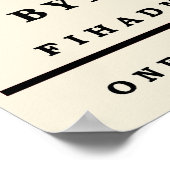 Poster mural de l'OEuvre amusante (Coin)