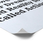 Poster mural d'une citation inspirante (Coin)