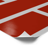 Poster mural en briques (brique rouge et gris) (Coin)