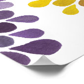 Poster mural Fleur Fleur Fleur Art Chambre Moderne (Coin)