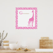 Poster mural Giraffe Baby Bedroom (Cuisine)