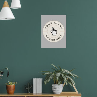 Poster mural - Personnalisé (ajouter image/texte)