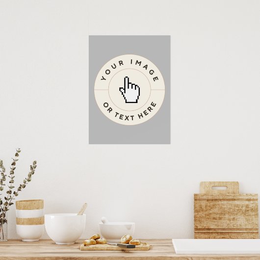 Poster mural - Personnalisé (ajouter image/texte) (Cuisine)