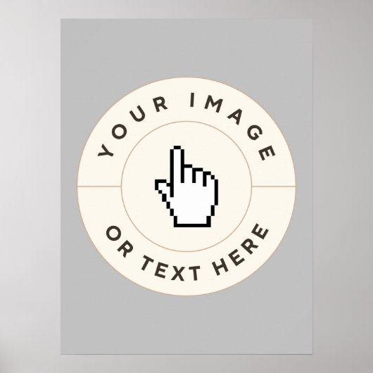 Poster mural - Personnalisé (ajouter image/texte) (Devant)