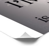 Poster mural Unique  (Coin)