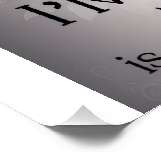 Poster mural Unique  (Coin)