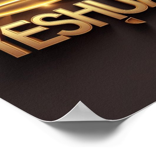 Poster mural Yeshua | Conception Ai (Coin)