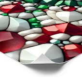 Poster murale avec design couleur italienne (Coin)