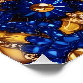 Poster murale avec Design de couleurs Suède (Coin)