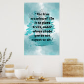 Poster murale de la sagesse et de la bonne volonté (Cuisine)