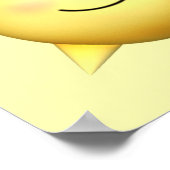 Poster murale joyeux soleil visage 11x11 personnal (Coin)