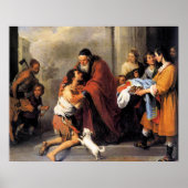 Poster Murillo - Le Retour de l'Enfant Prodigue (Devant)