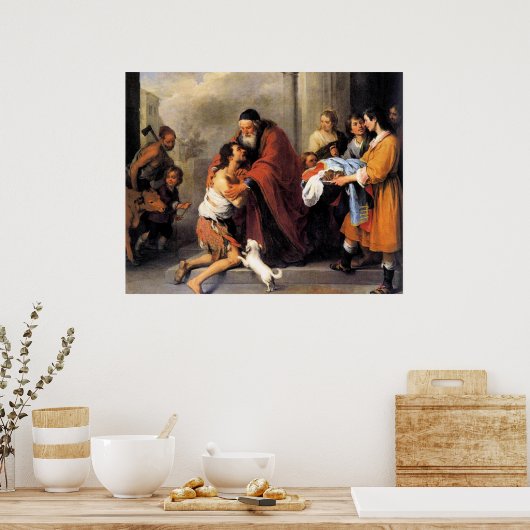 Poster Murillo - Return of the Prodigal Son (Cuisine)