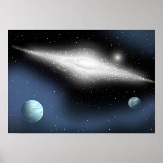 Poster Murmures de la galaxie infinie. (Devant)