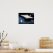 Poster Murmures de la galaxie infinie. (Cuisine)