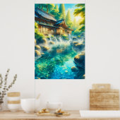 Poster Murmures du ruisseau de cèdre (Cuisine)