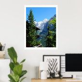 Poster Murren en Suisse (Bureau à domicile)