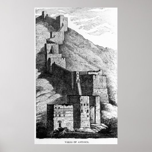 Poster Murs d'Antioche, 1894 (Devant)