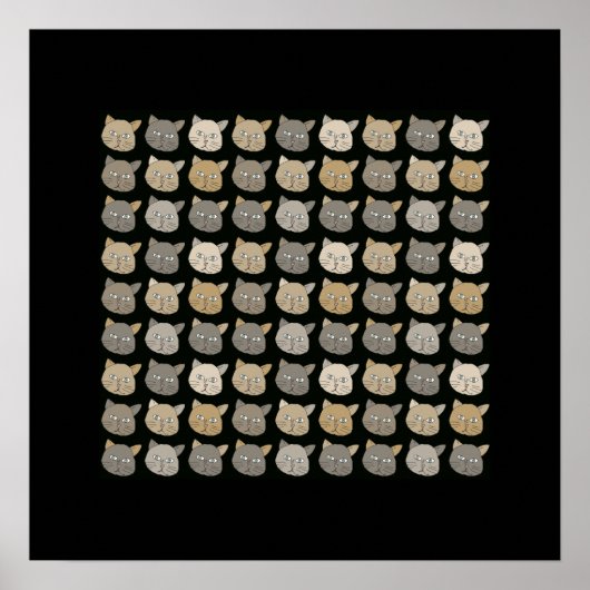 Poster murs de chat (Devant)