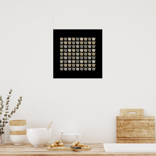 Poster murs de chat (Cuisine)