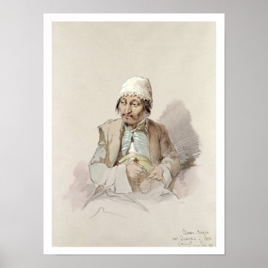 Poster Musa - de Kashgar, vers 1855 (Devant)