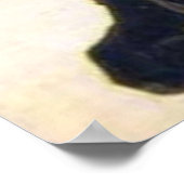 Poster MUSASHI Miyamoto avec deux Bokken Japonais Samurai (Coin)