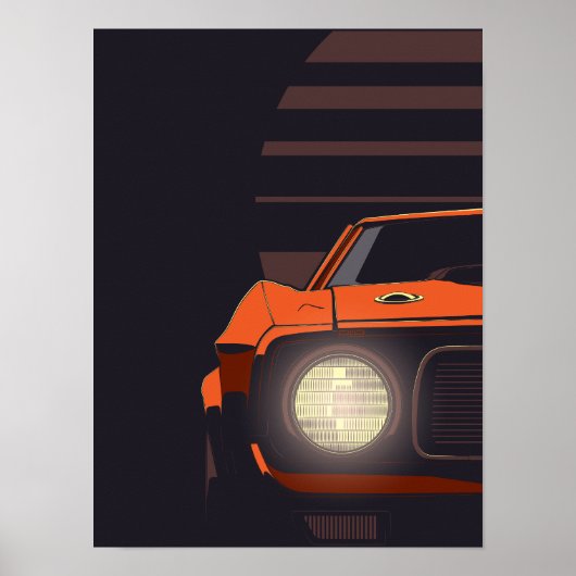 Poster Muscle Américain Classique (Devant)