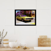 Poster Muscle Car, San Francisco (Cuisine)