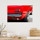 Poster Muscle côté arrière de la voiture (Cuisine)