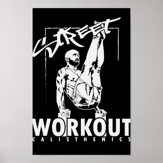 Poster Muscle de Calisthenics (Devant)
