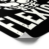 Poster Muscle Flexique Mexicain Funny (Coin)