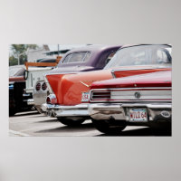 Poster Muscle Vintage Muscle Cars American