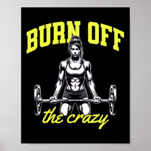 Poster Muscles de musculation haltérophiles Trainer dire