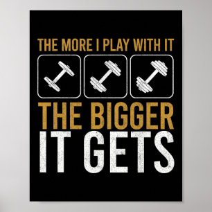 Poster Muscles Obtenir Plus Grande Bodybuilding Gym Entra