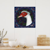 Poster Muscovy Duck Head (Cuisine)