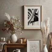 Poster Muse Architecturale : Élégance Monochrome Captée