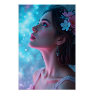 Poster Muse du regard céleste