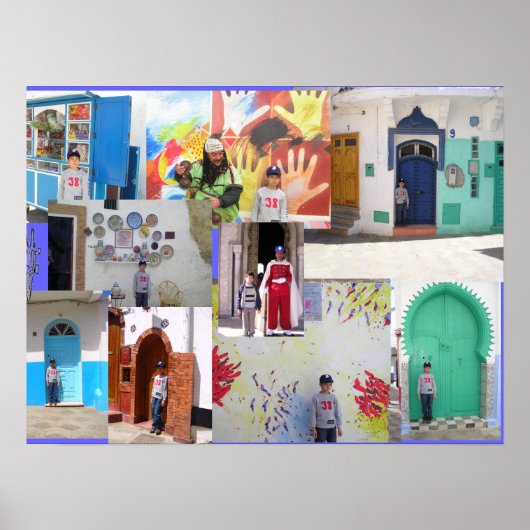 Poster muse marocaine (Devant)