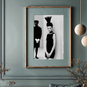 Poster Muse moderne : Art Monochrome de mode frappant