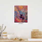 Poster Muse Sur Pegasus Par Bertrand-Jean Redon (Cuisine)