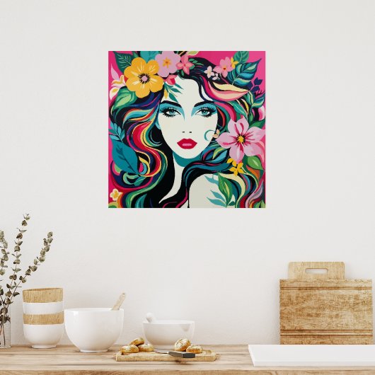 Poster Muse tropicale (Cuisine)