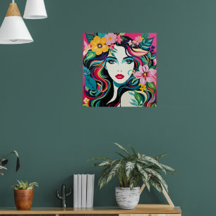 Poster Muse tropicale