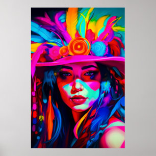 Poster Muse vibrante