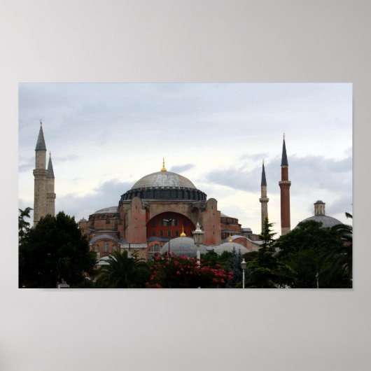Poster Musée Ayasofya à Istanbul (Devant)