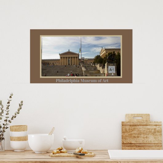 Poster Musée d'art de Philadelphie (Cuisine)